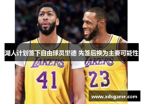 湖人计划签下自由球员里德 先签后换为主要可能性